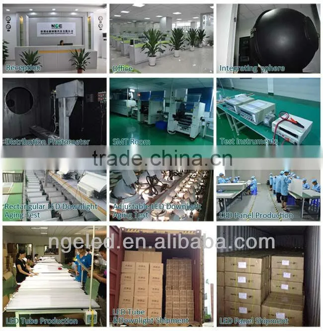 100lm/w PF>0.9 60W Bridgelux COB square led downlight housing