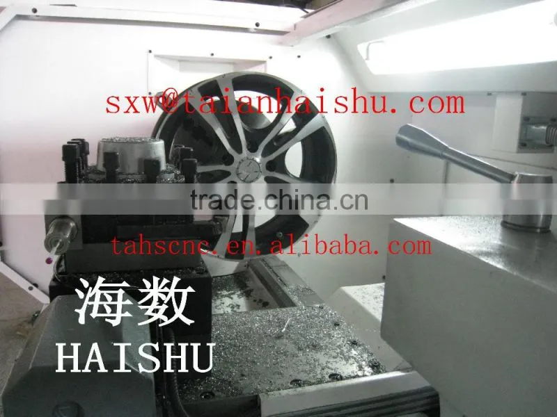 Ram hydraulic wheel repair machine cnc weel lathe with Probe