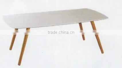 Europe 100% bamboo oval modern coffee table