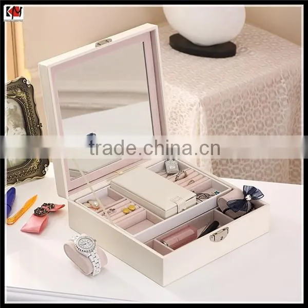 Small Mirrored Jewelry Box Jewelry Box Custom Logo