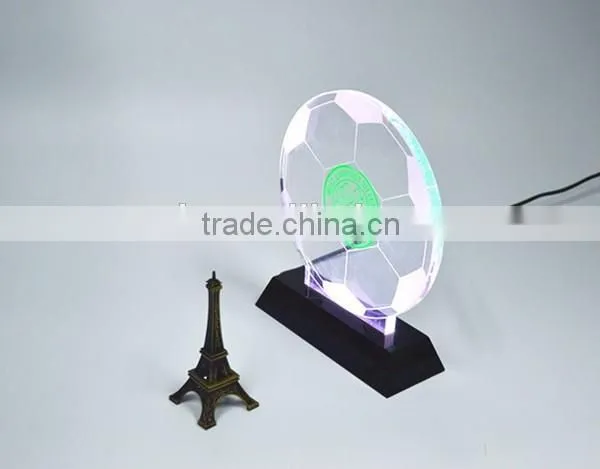 Top level professional manufacturer good craft acrylic display with light
