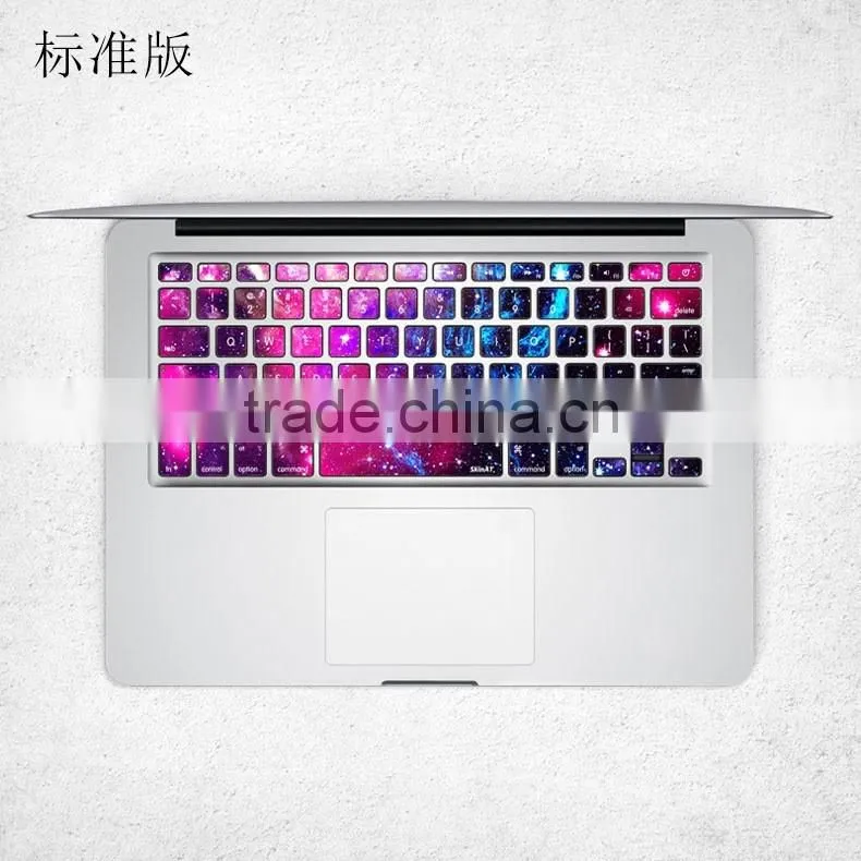 Factory directly for macbook keyboard skin keyboard sticker decal with various designs