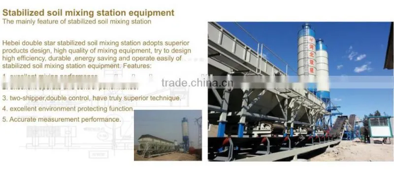 Hot sale WCZ stabilized soil mixing station for construction works