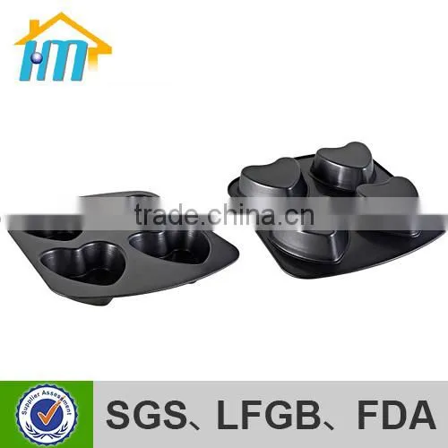 carbon steel silicone muffin pan
