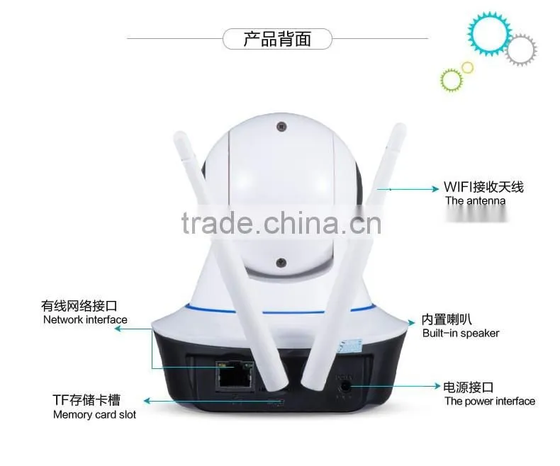 HD Wireless WiFi IP Camera Home Security Surveillance ip camera Rotatable Alarming Security System with Night Vision camera ip