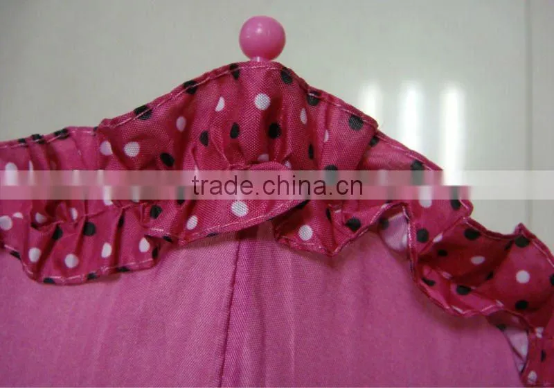 C10A Auto Heat Transfer cartoon child umbrella with flower edge