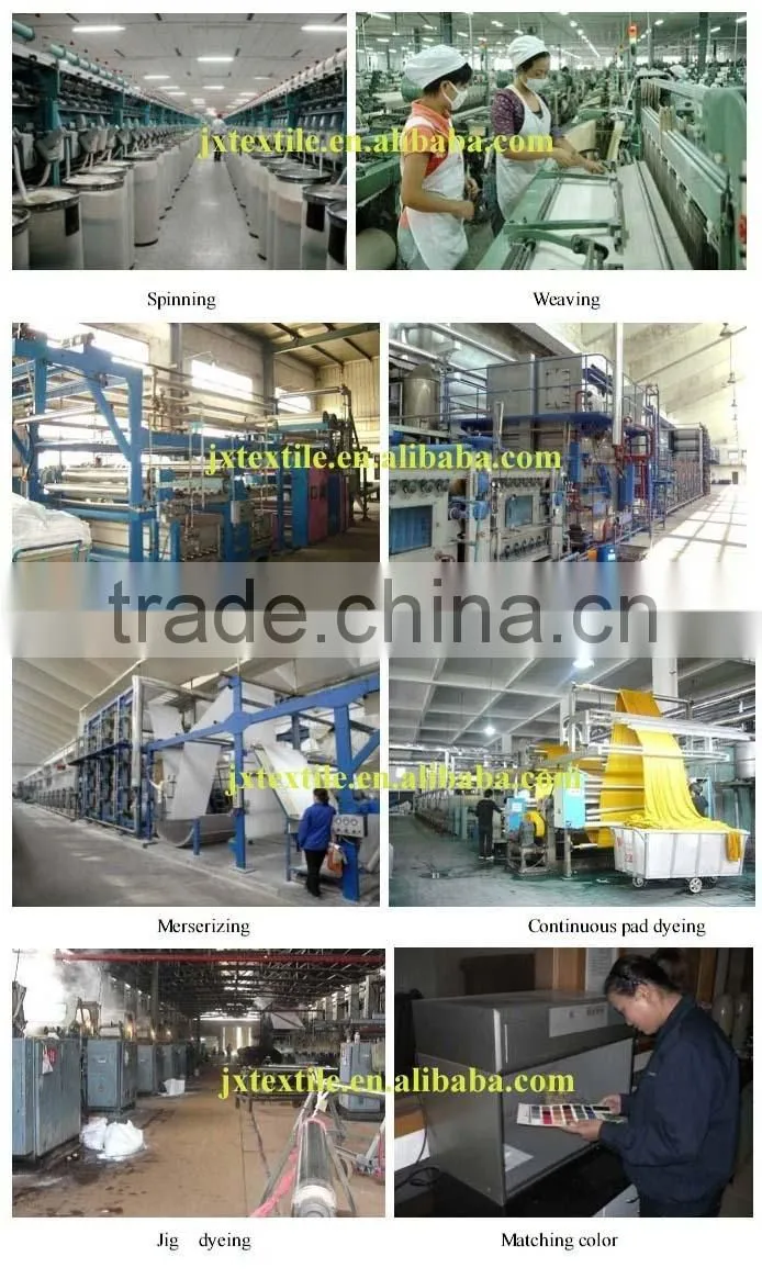 TC65/35 polyester cotton workwear fabric 21*21 108*58