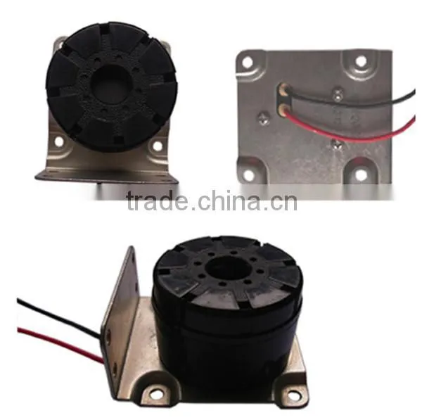 59mm high sound waterproof round black color 12v or 24v car backup alarm
