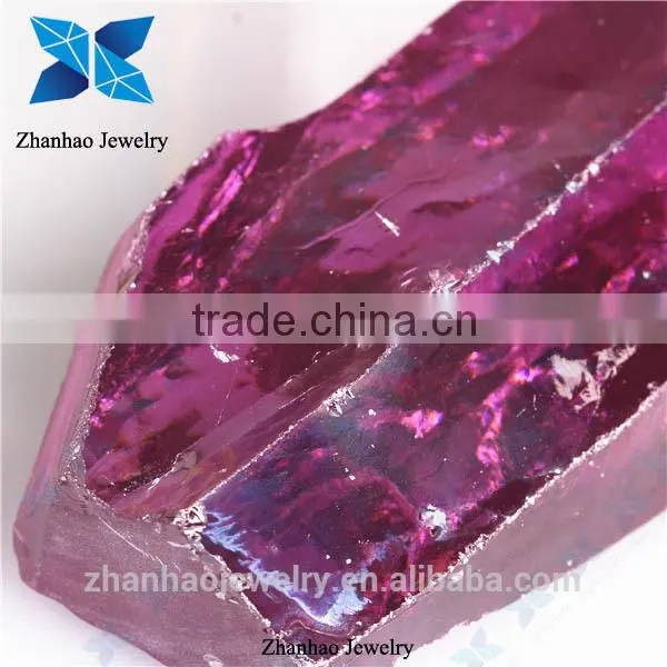 colorful Uncut Raw Gemstones /raw cubic zirconia material stone/semi precious stone