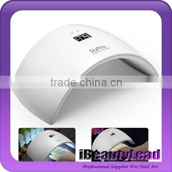 2016 new 24W UVLED nail lamp portable 24w led lamp sun9s led uv lamp 365+405nm