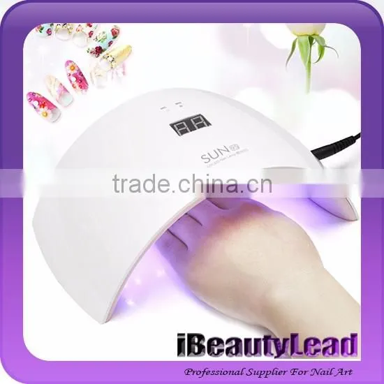 2016 new 24W UVLED nail lamp portable 24w led lamp sun9s led uv lamp 365+405nm