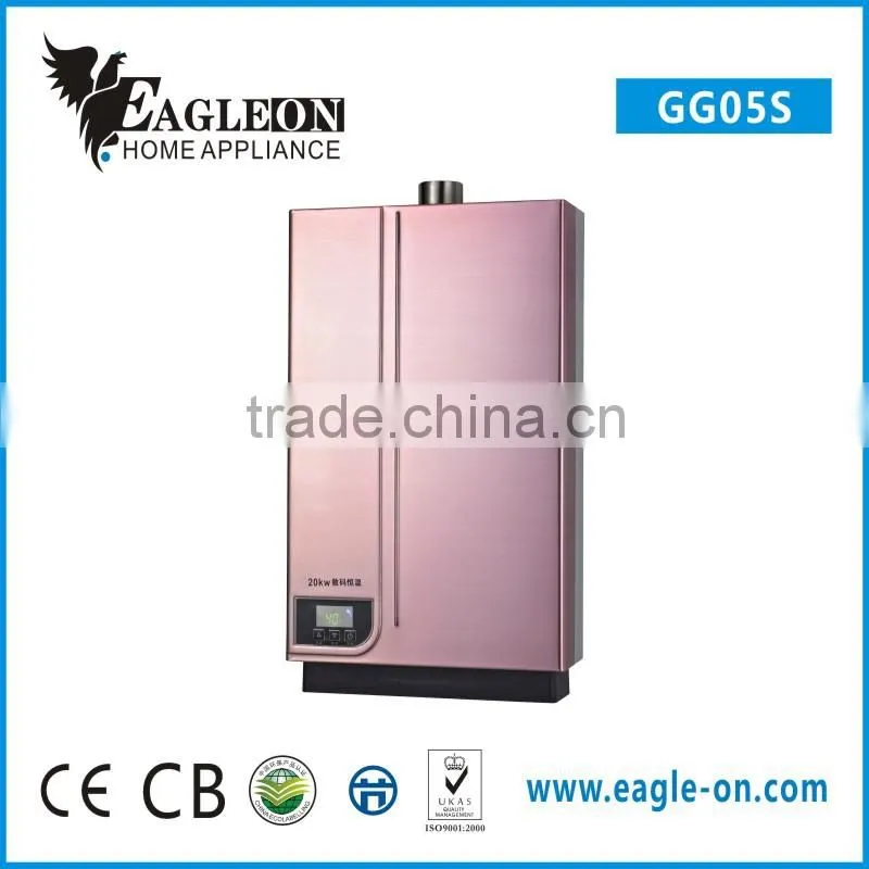 Brazil induction gas water heater with brand