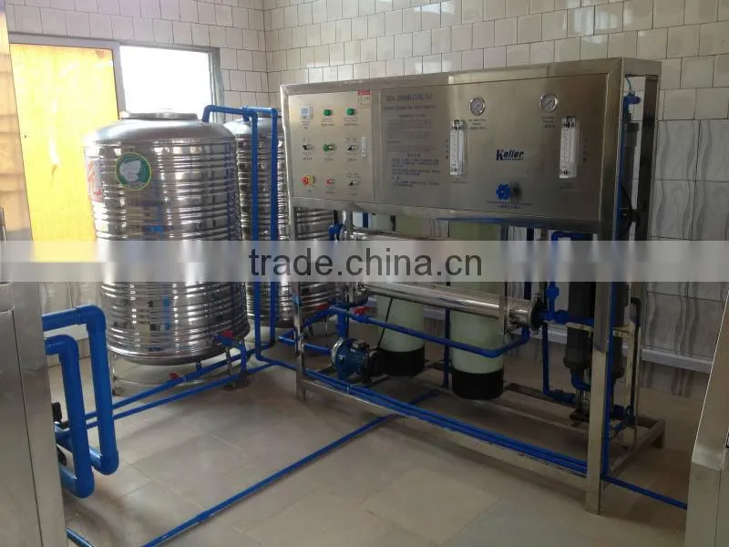 Pure water making machine for drinking ice plant