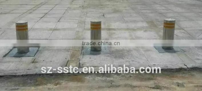 Full automatic school security anti collision bollards, rising kerb