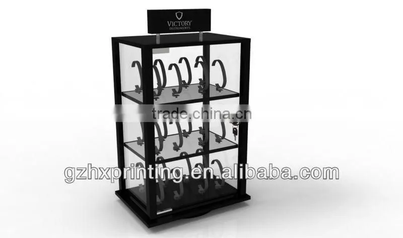 Acrylic countertop watch acrylic display case WD034