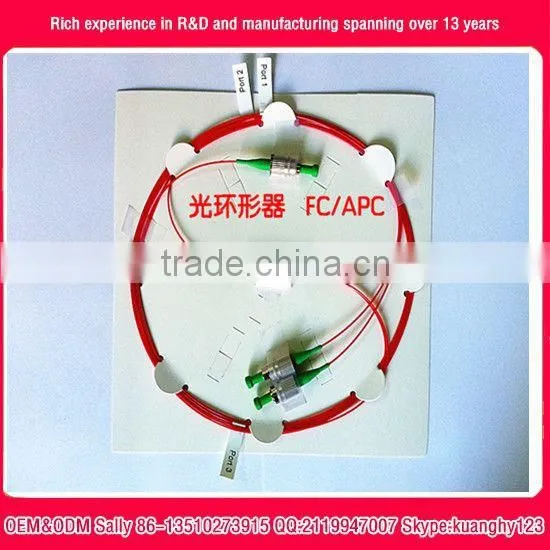 1X2 1310nm Polarization Maintaining Optical Circulator fiber optical circulator OEM factory