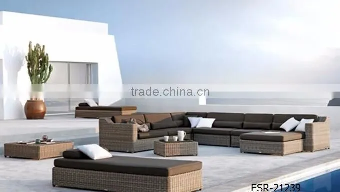 excellent quality and classic modern rattan sofa