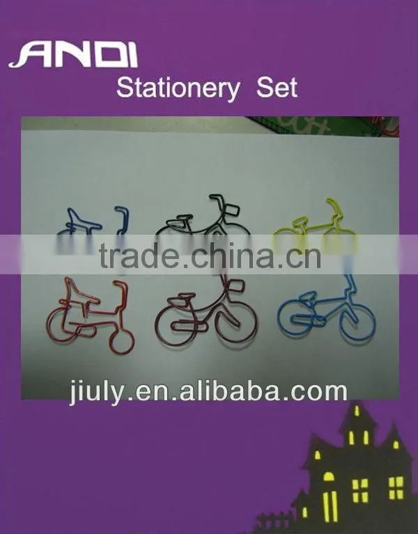 Colorful Star PET coated fancy creative shape paper clips