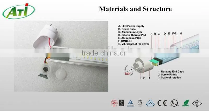 LED Tube light new products 2016 led tube
