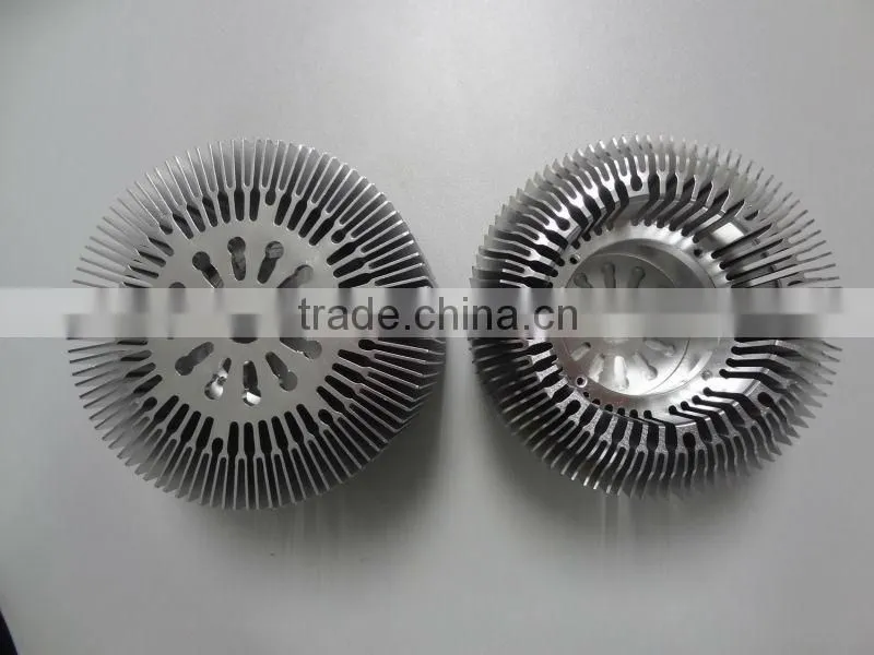 100W aluminum extruded led street housing light heat sink