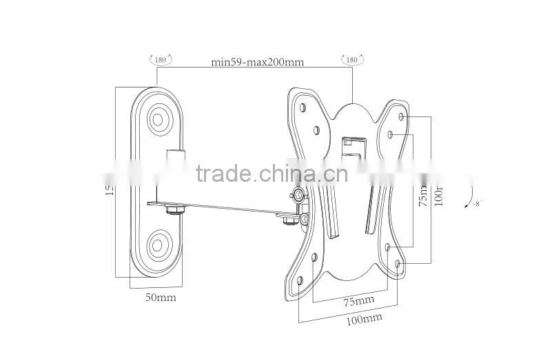 MU Series lcd tv clamp bracket