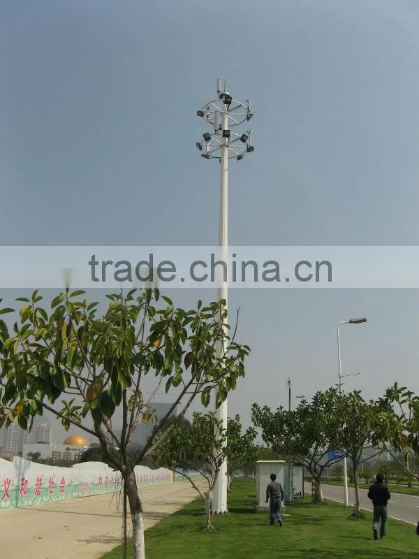 30m Galvanized Telecom Monopole