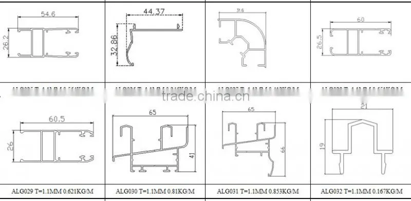 Hight quality products Aluminium Furniture Profile best selling products in nigeria