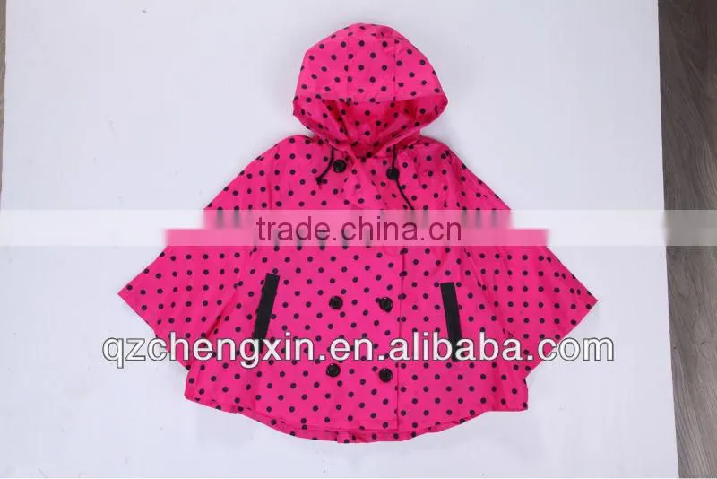 lovely kid yellow raincoat