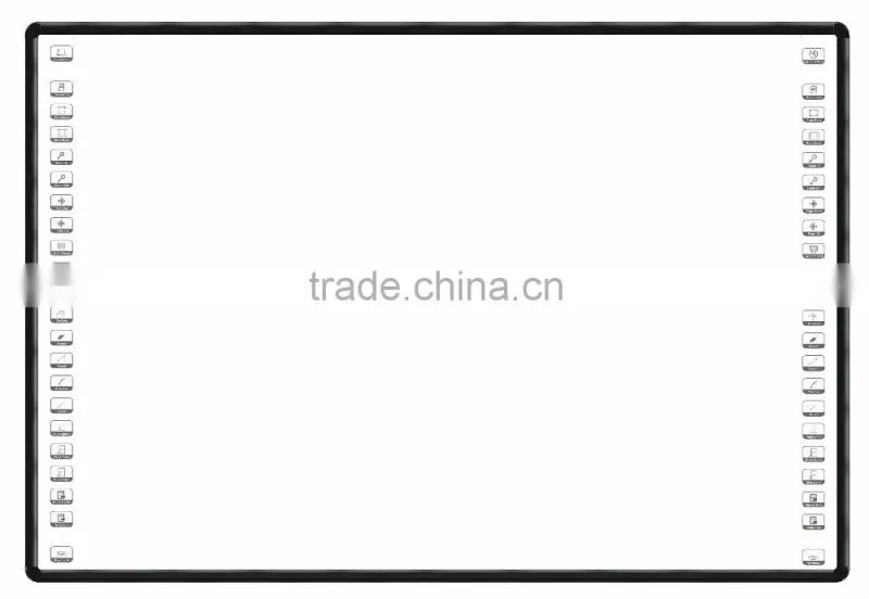 HOT SALES!!! Big size 82" 84" 88" 90" IR multi touch interactive white board/whiteboard for digital classroom