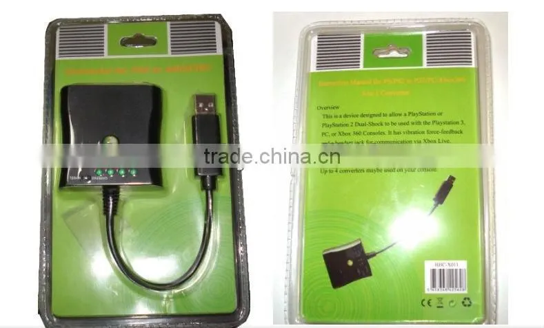 china alibaba for Xbox360 TO PS2 controller Convetor/controller Convetor