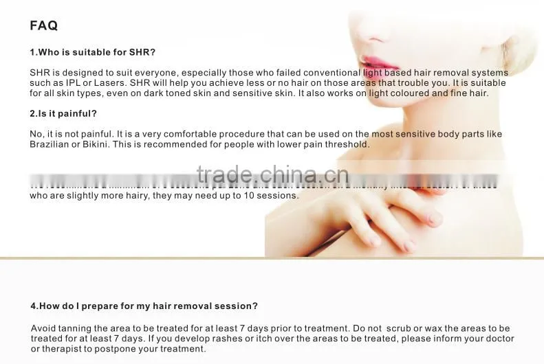 High Quality Laser IPL Machine For Face Wrinkles