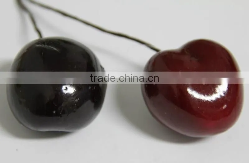 Faux Fake Foam Craft Cherry Simulation Fruits Desk Ornament Decor Red Decorative Foam Artificial Cherry Garden House Indoo