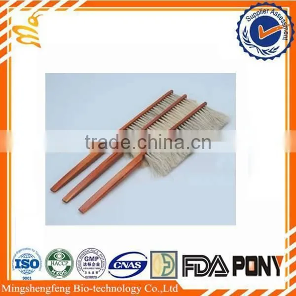 Wood Handle Double Row Bee Brush beekeeping tools
