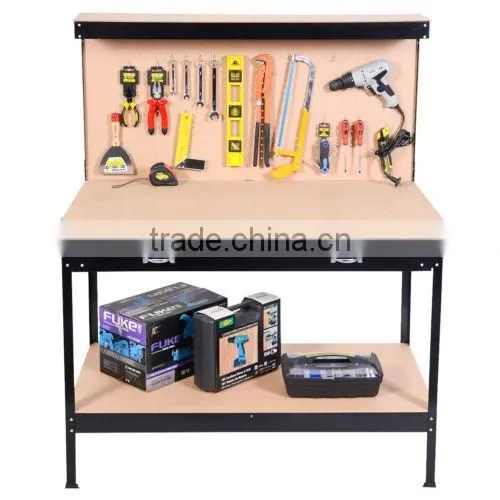 Heavy Duty Single Drawer warehouse storage metal workbench