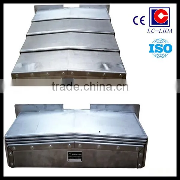 machine safety guard steel plate telescopic cover