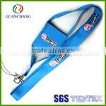 Custom retractable id badga card holder with clip lanyard