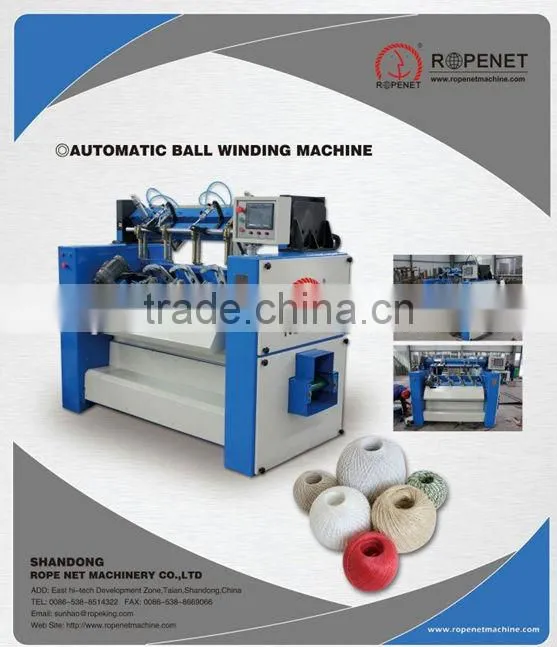 sisal/jute/cotton/nylon/pp plastic yarn ball machine 20-2000G mobile: 0086 15163879588,email:alice@ropeking.com