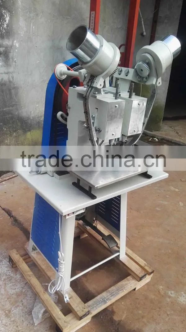 Double Sides electric eyelet machine for paper bag