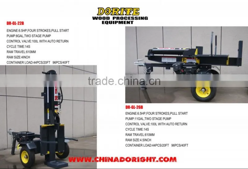 22T/26T High Efficiency Cheap Log Splitter For Sale