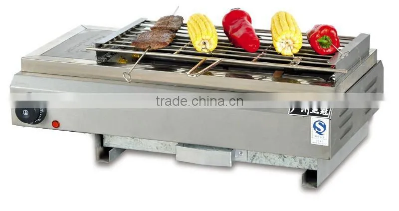 counter top electric smokeless barbecue oven