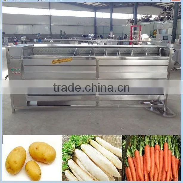 industrial brush roller electric carrot washer