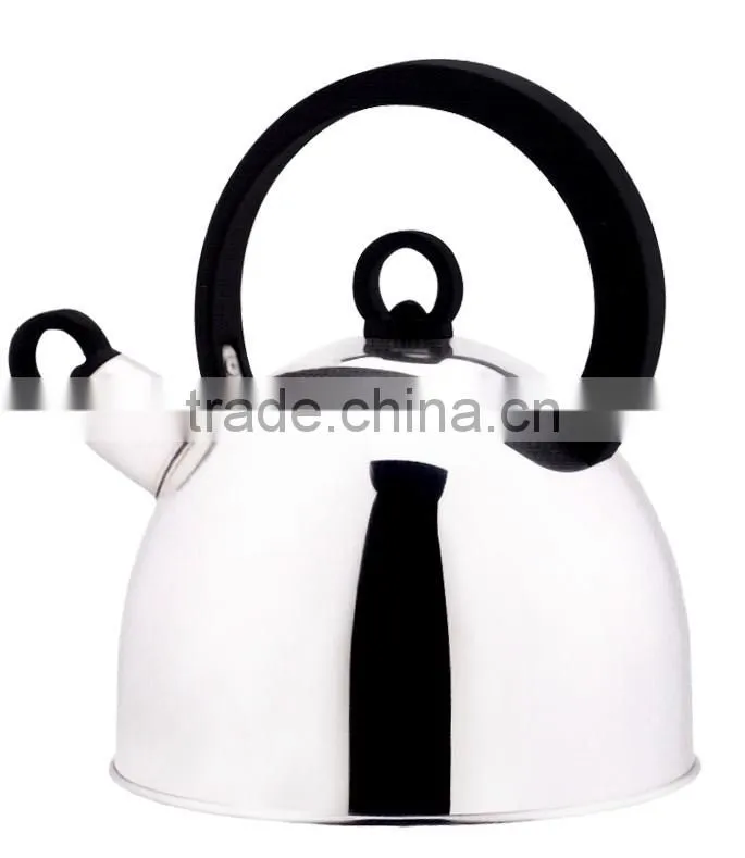 Wholesale Color coating whistling kettle Bright polishing stainless steel tea kettle
