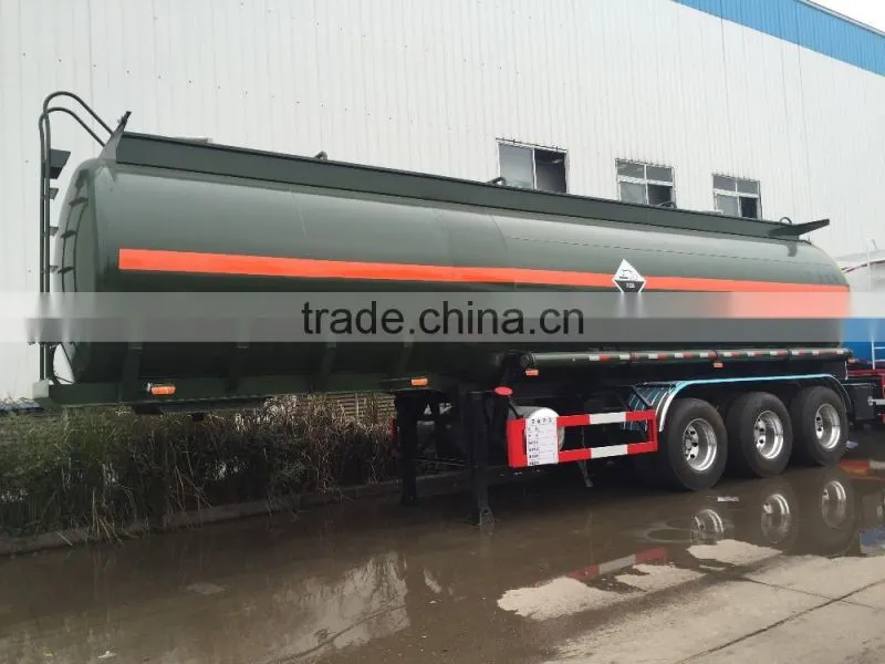 40ton Chemical Liquid Ammonium nitrate Tank Trailer