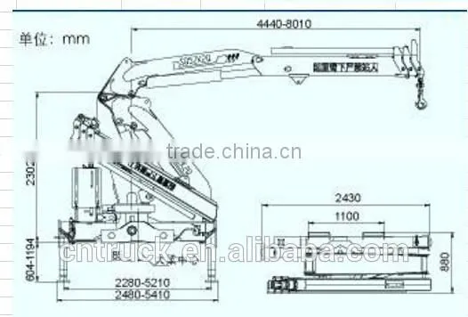 Brand HOWO 6*4 loading 30T Sinotruk Cargo truck with crane