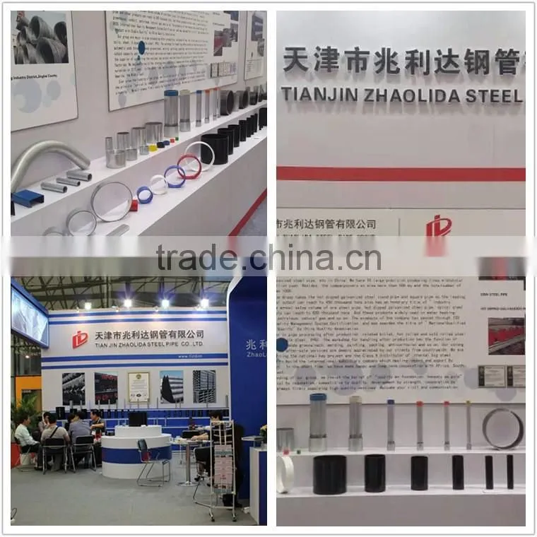 high quality ASTM A106 GR A B ERW hot dipped & pre galvanized steel pipe & tube from tianjin mill