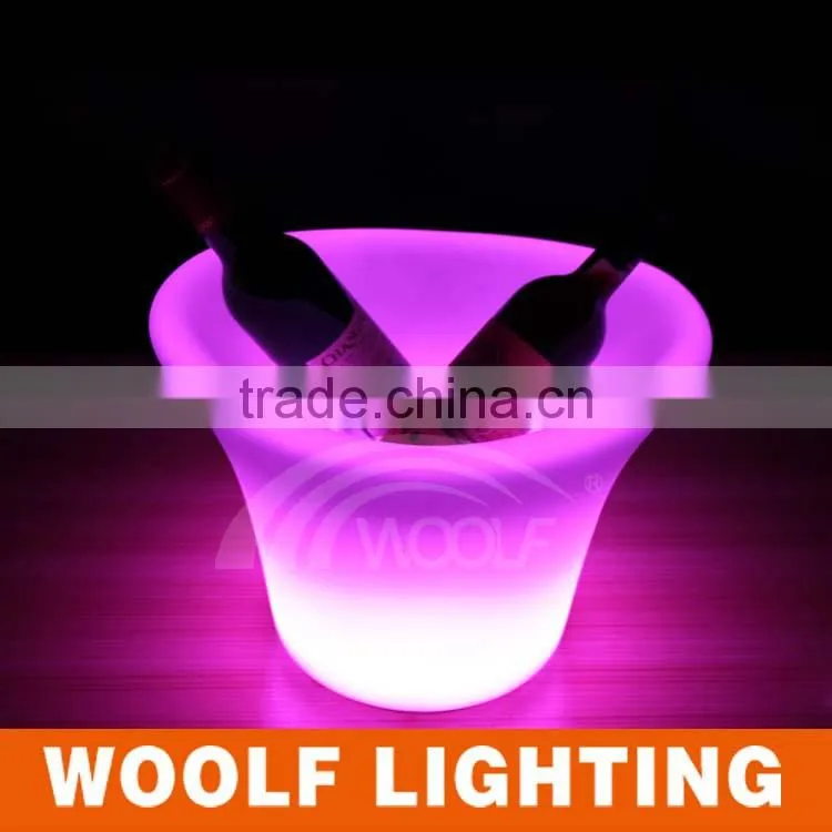 small decorative indoor light up flower pots