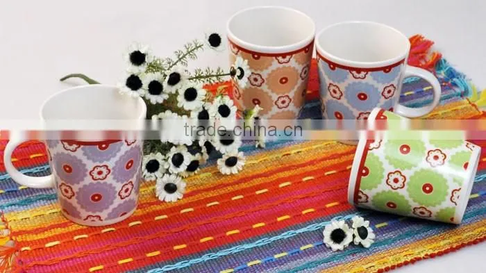 11oz coffee mug with decal printing and color box