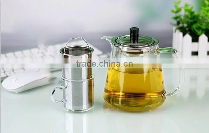 glass tea pot with tea strainer pots with strainer lids glass infusion tea pots