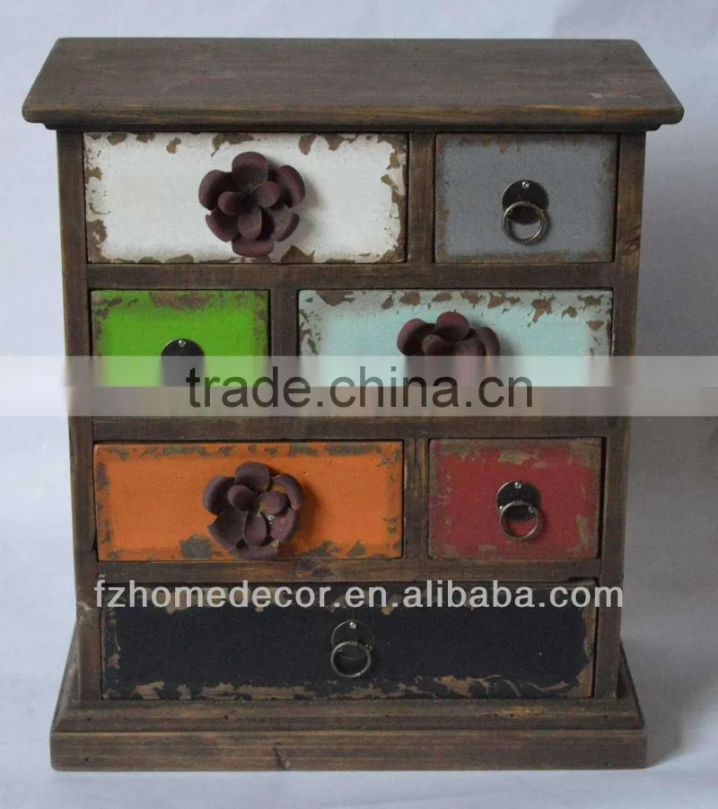 Living room cabinet furniture makeup vintage style jewelry cabinet