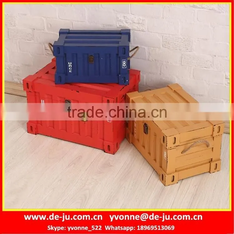 Home Wooden Wall Shelf With Drawers